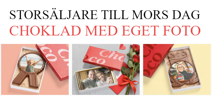 Morsdagspresent - Choklad med eget foto
