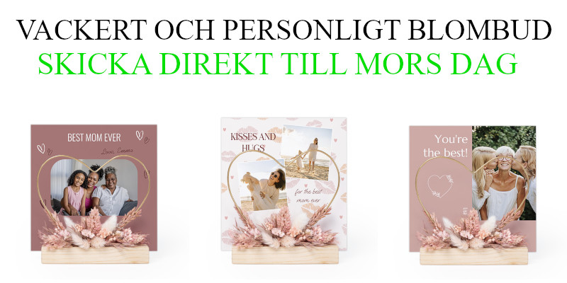 Fint blombud att skicka direkt till mors dag