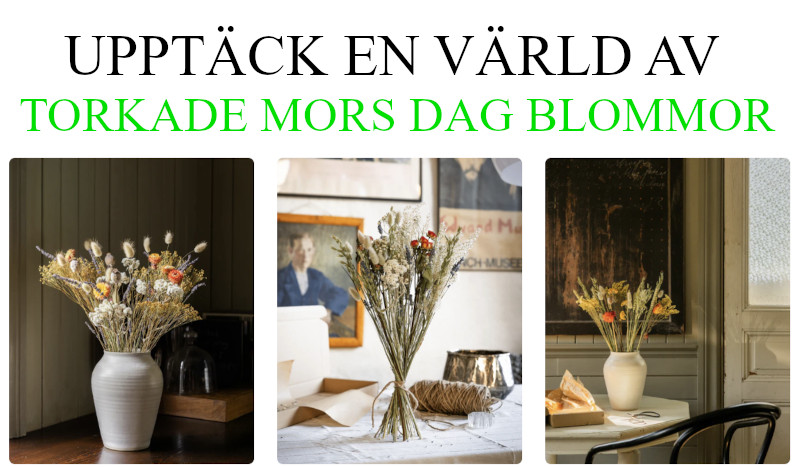 Mors dag bukett - Torkade blommor