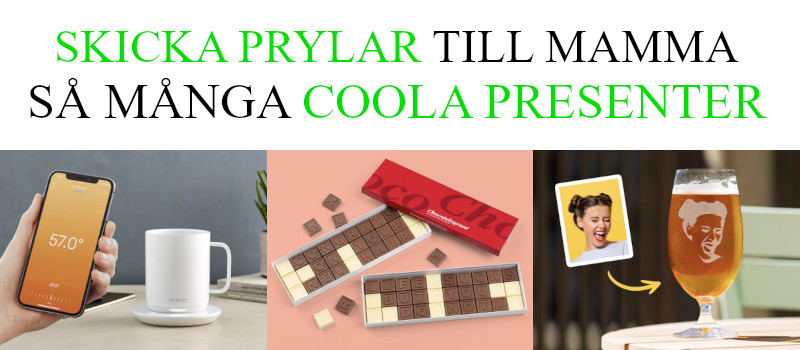Skicka prylar som mors dag present 2025